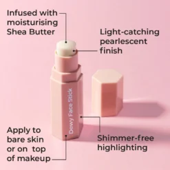 Dewy Face Stick -Cosmetics Store MCH569 DewyFaceStick Pearlescent WebsiteImage 02