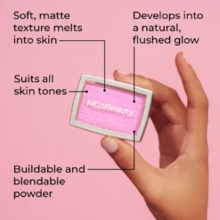 Glow Up PH Powder Blush -Cosmetics Store MCH578 GlowUpPHPowderBlush RosyPink 02