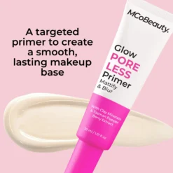 Glow Poreless Primer 11 Glow Poreless Primer -Cosmetics Store MCH623 GlowPorelessPrimer WebsiteImage Infographic2 1 scaled